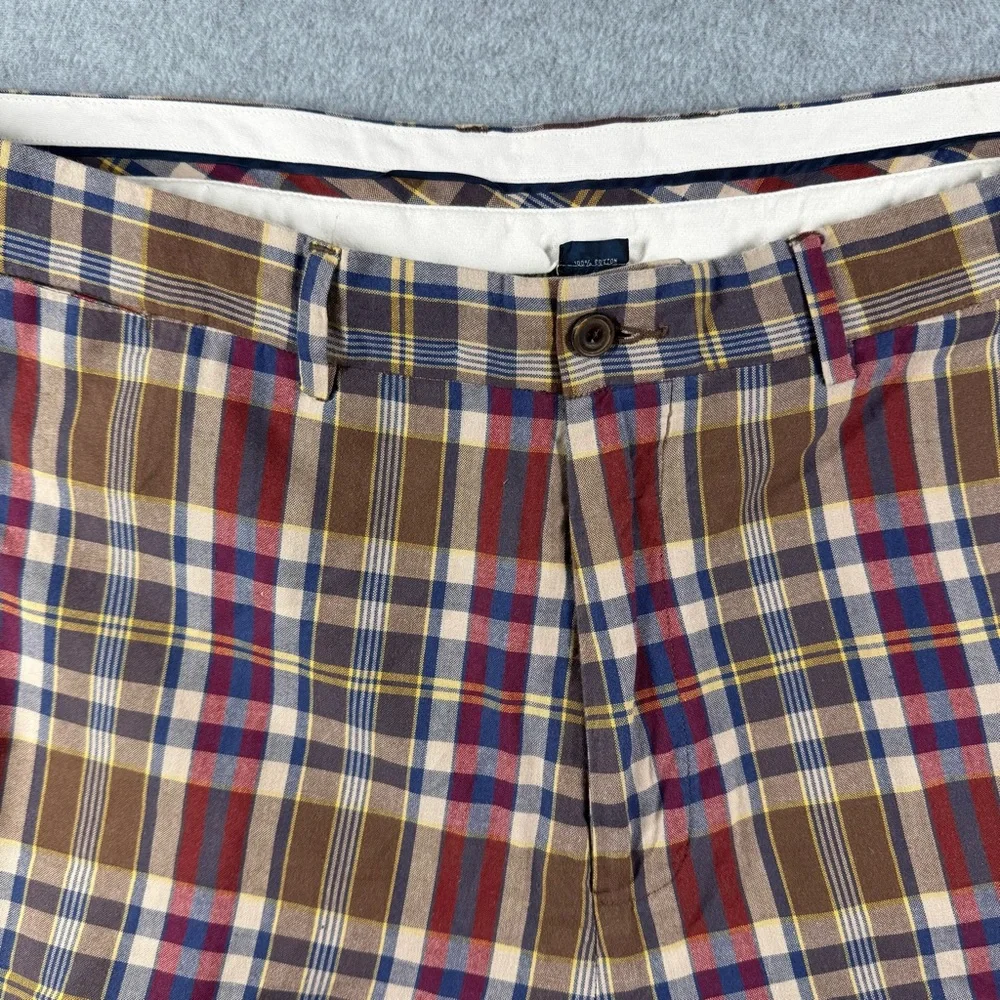 Vintage Polo Ralph Lauren Shorts Mens 40‎ Multicolored Plaid 12 Inch Inseam
